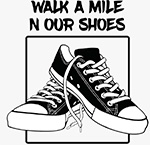 Walk a Mile N Our Shoes Logo